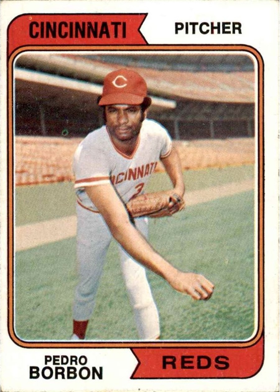 1974 Topps #410 Pedro Borbon, Cincinnati Reds