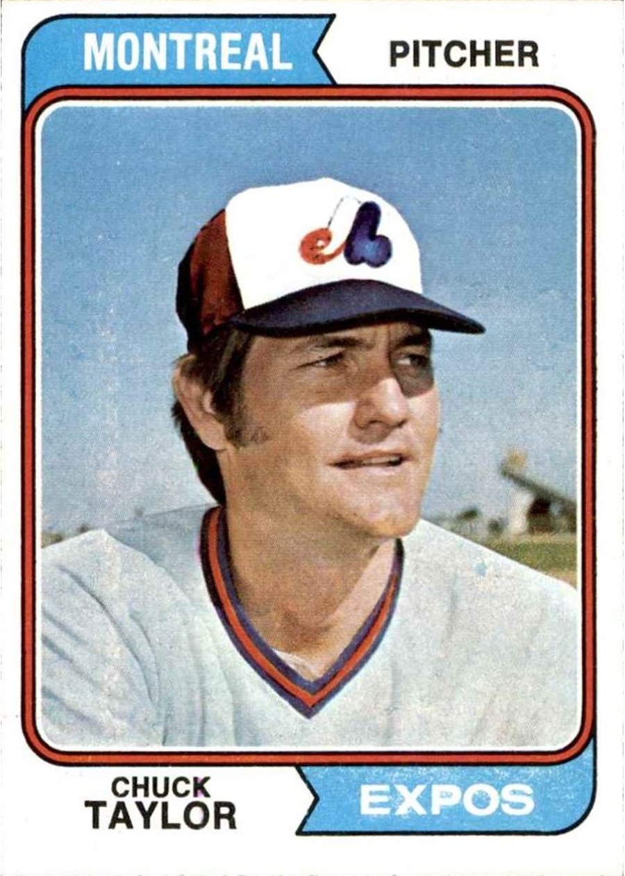 1974 Topps #412 Chuck Taylor, Montreal Expos
