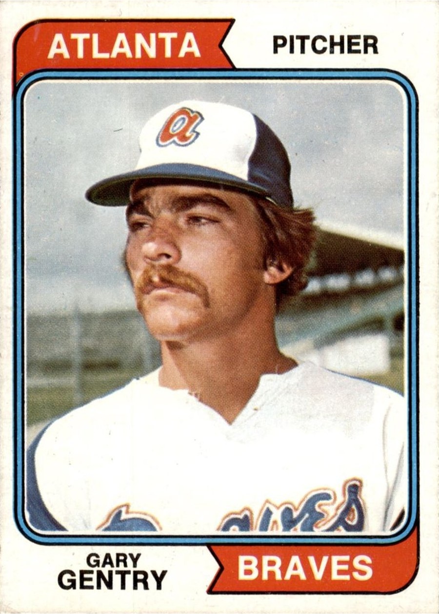 1974 Topps #415 Gary Gentry, Atlanta Braves
