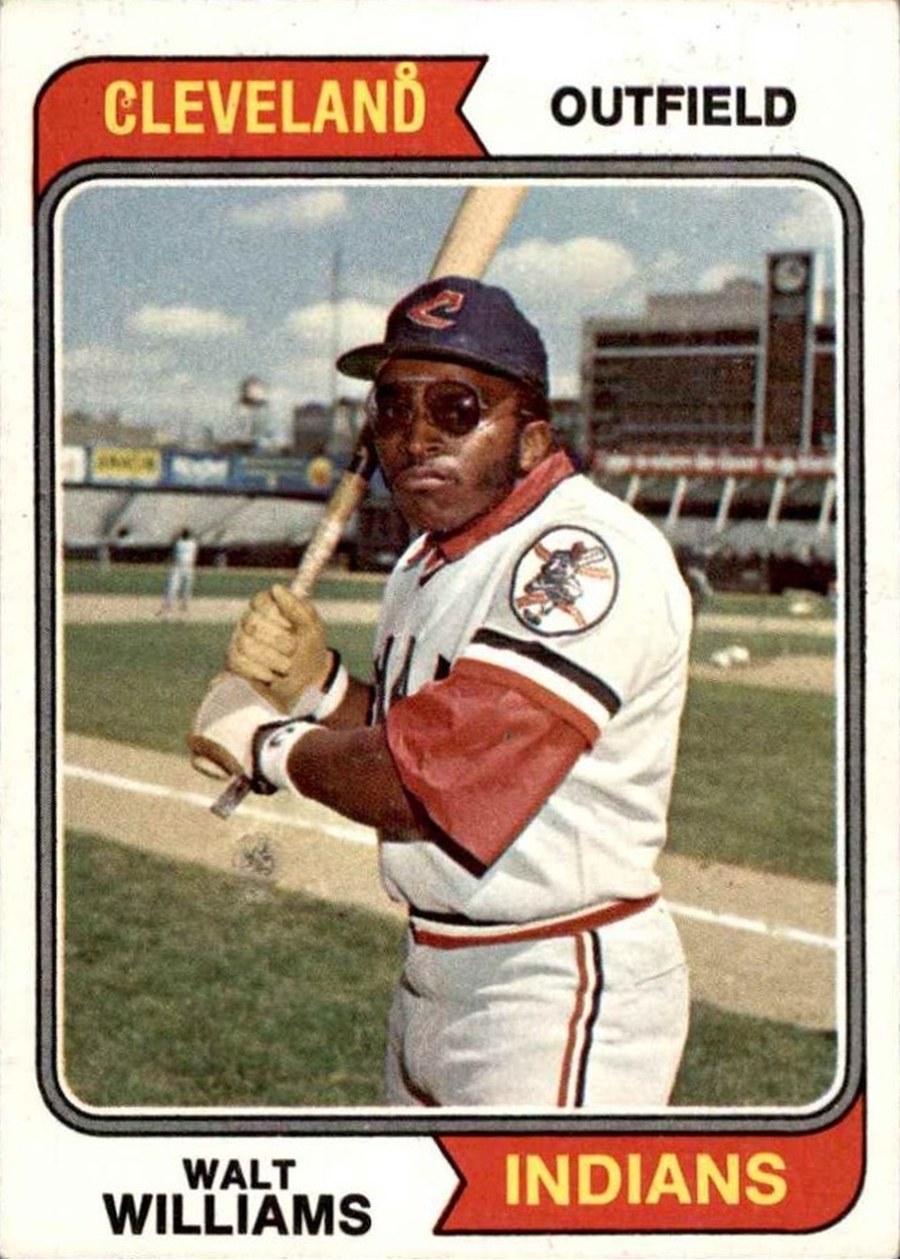 1974 Topps #418 Walt Williams, Cleveland Indians