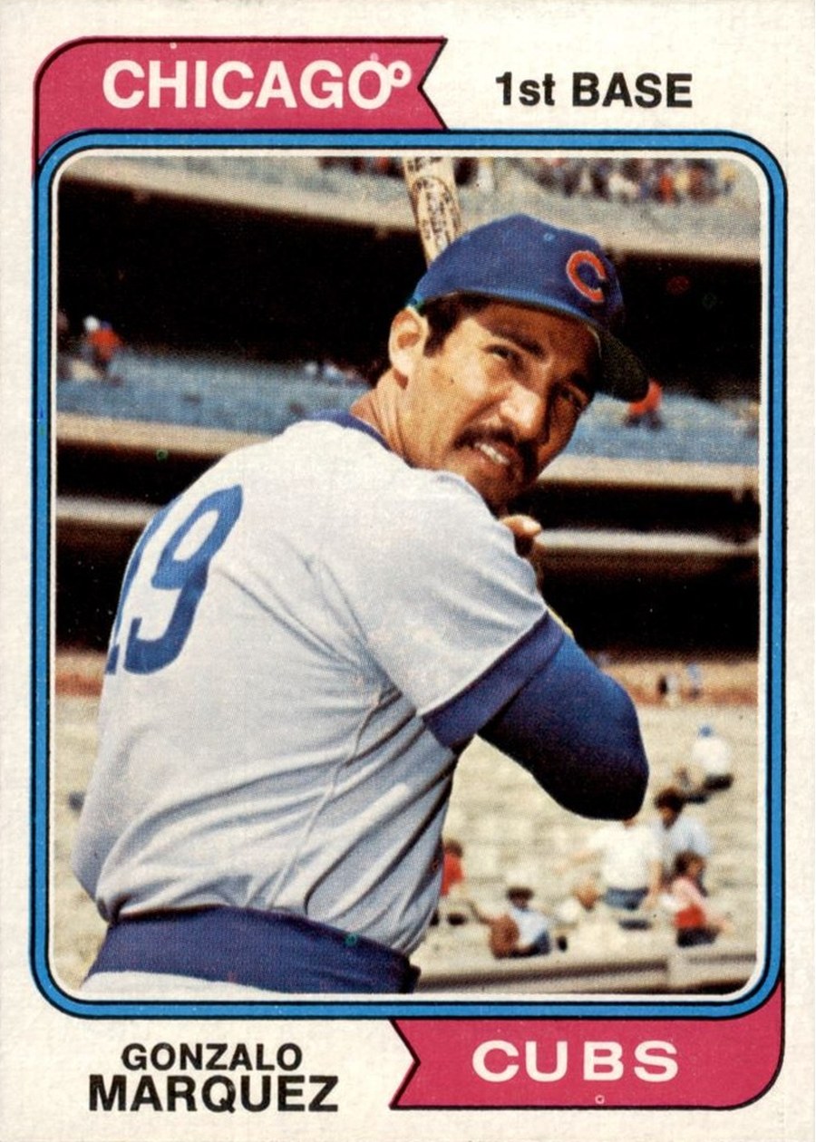 1974 Topps #422 Gonzalo Marquez, Chicago Cubs