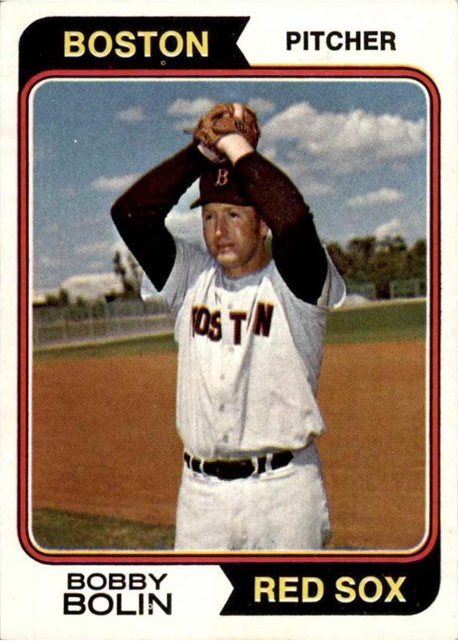 1974 Topps #427 Bobby Bolin, Boston Red Sox
