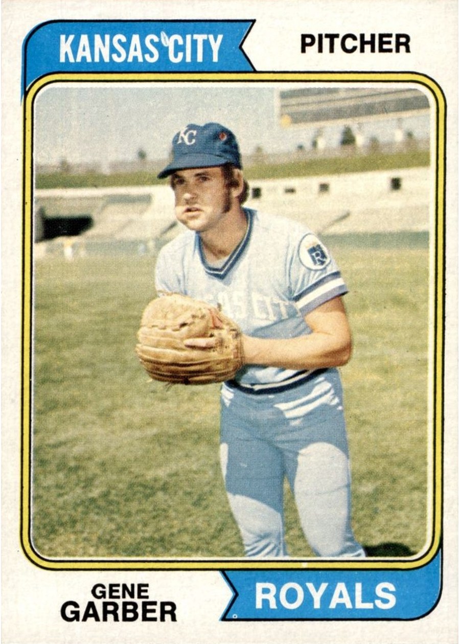 1974 Topps #431 Gene Garber, Kansas City Royals