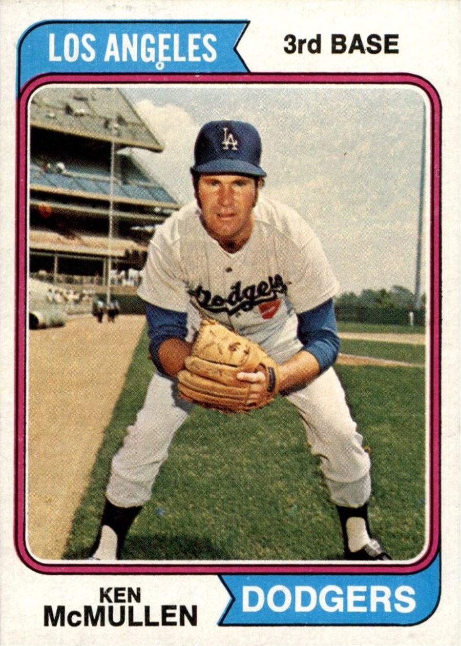 1974 Topps #434 Ken McMullen, Los Angeles Dodgers