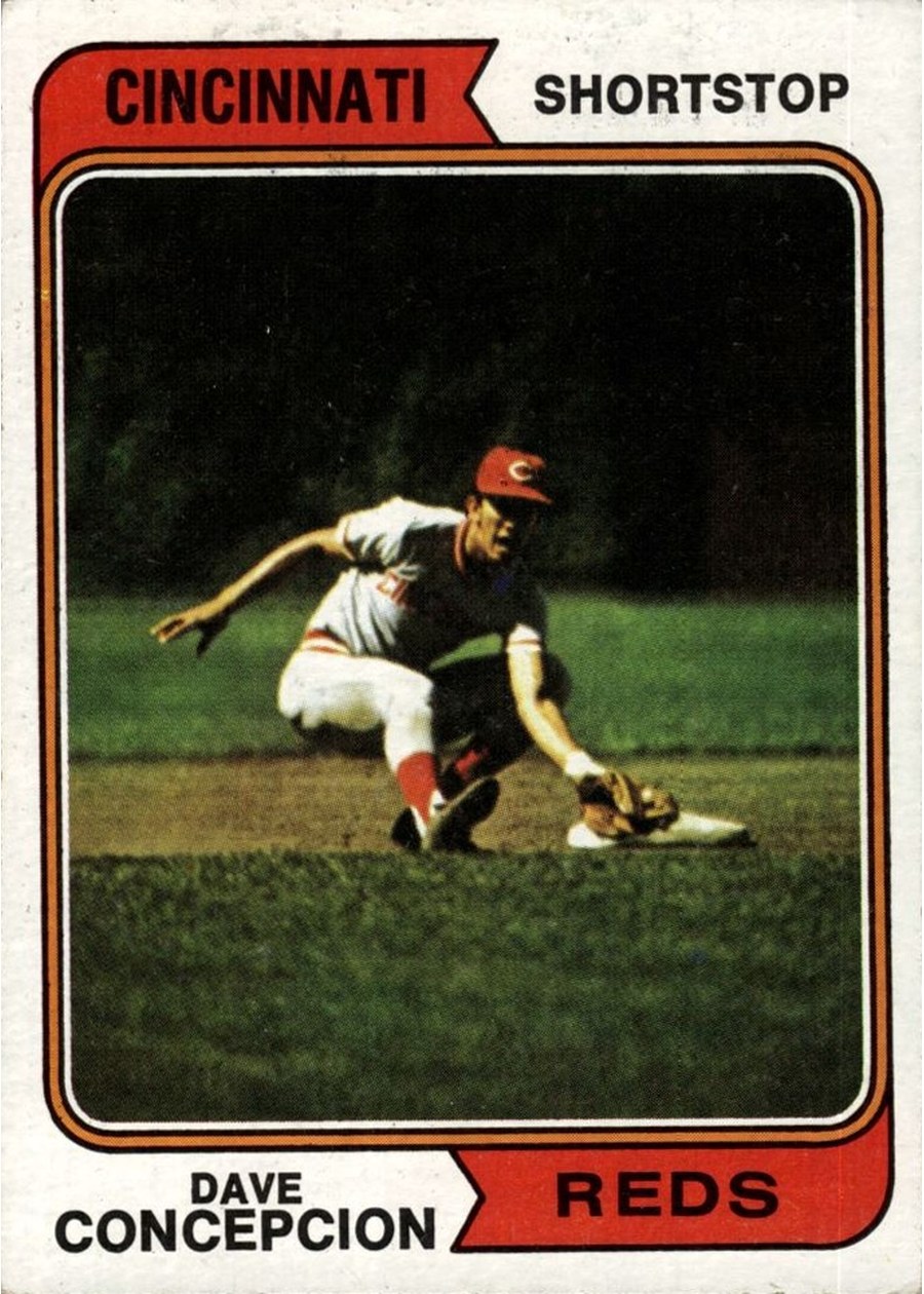 1974 Topps #435 Dave Concepcion, Cincinnati Reds