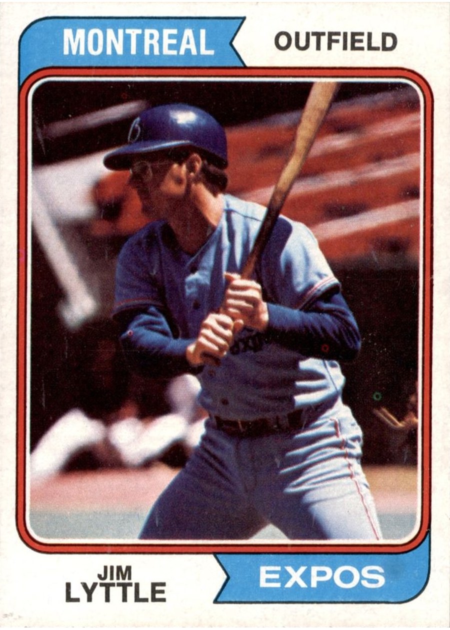 1974 Topps #437 Jim Lyttle, Montreal Expos
