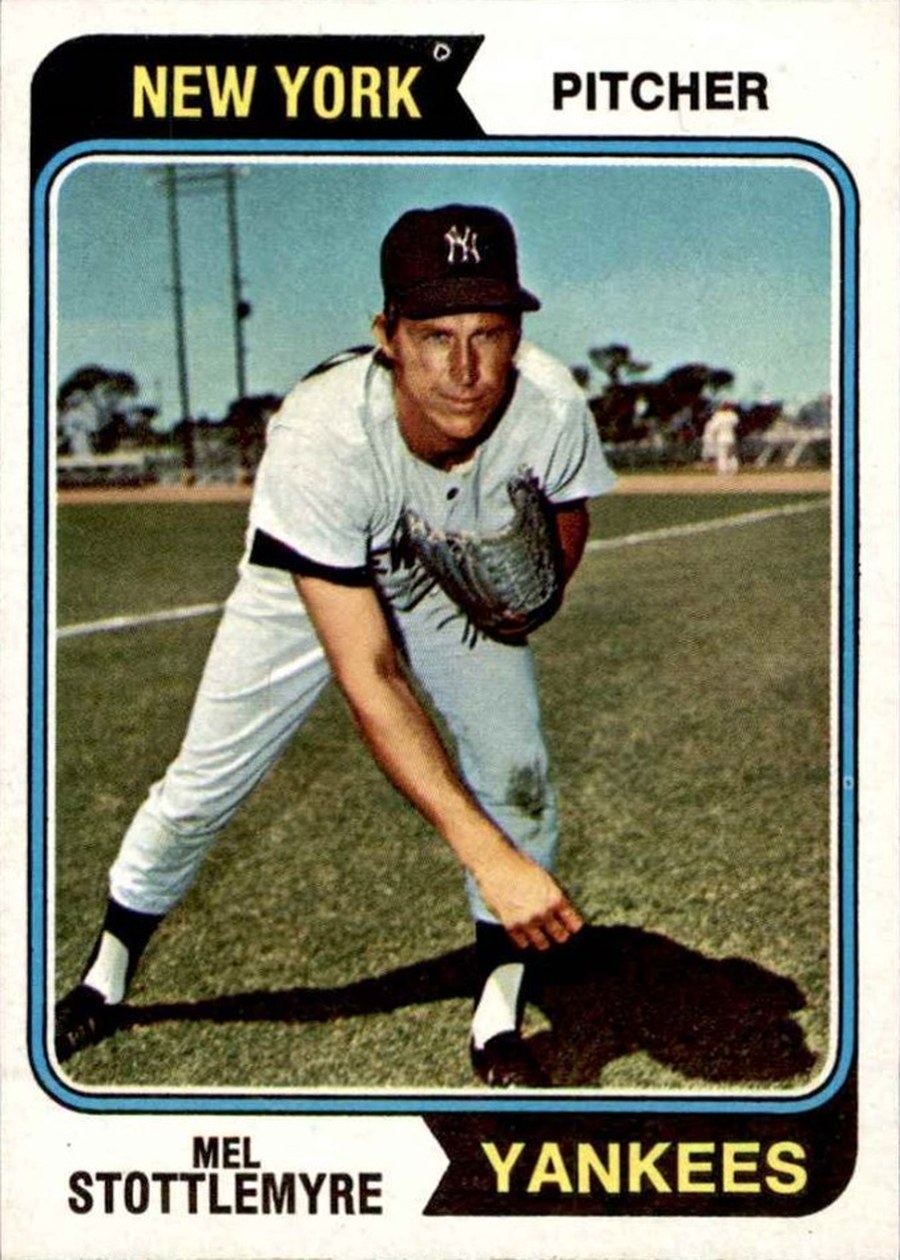 1974 Topps #44 Mel Stottlemyre, New York Yankees