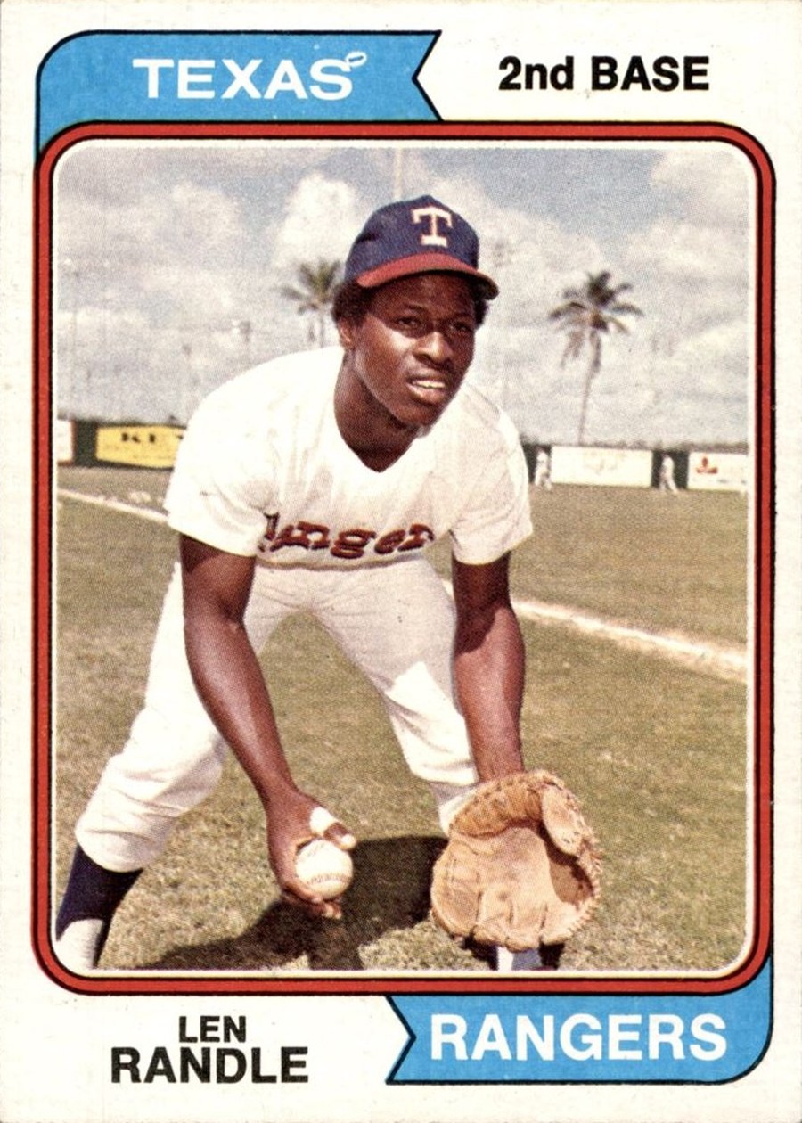 1974 Topps #446 Len Randle, Texas Rangers