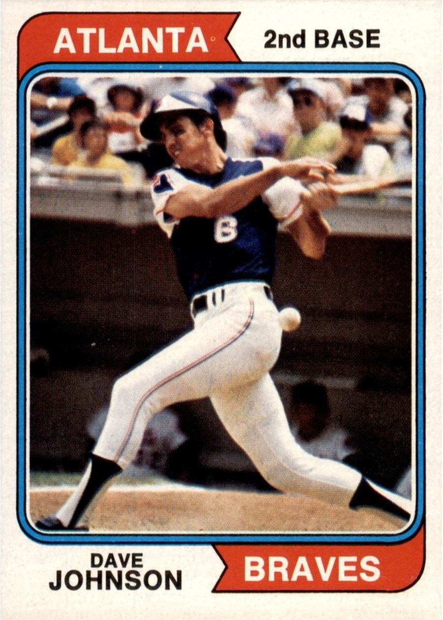 1974 Topps #45 Dave Johnson, Atlanta Braves