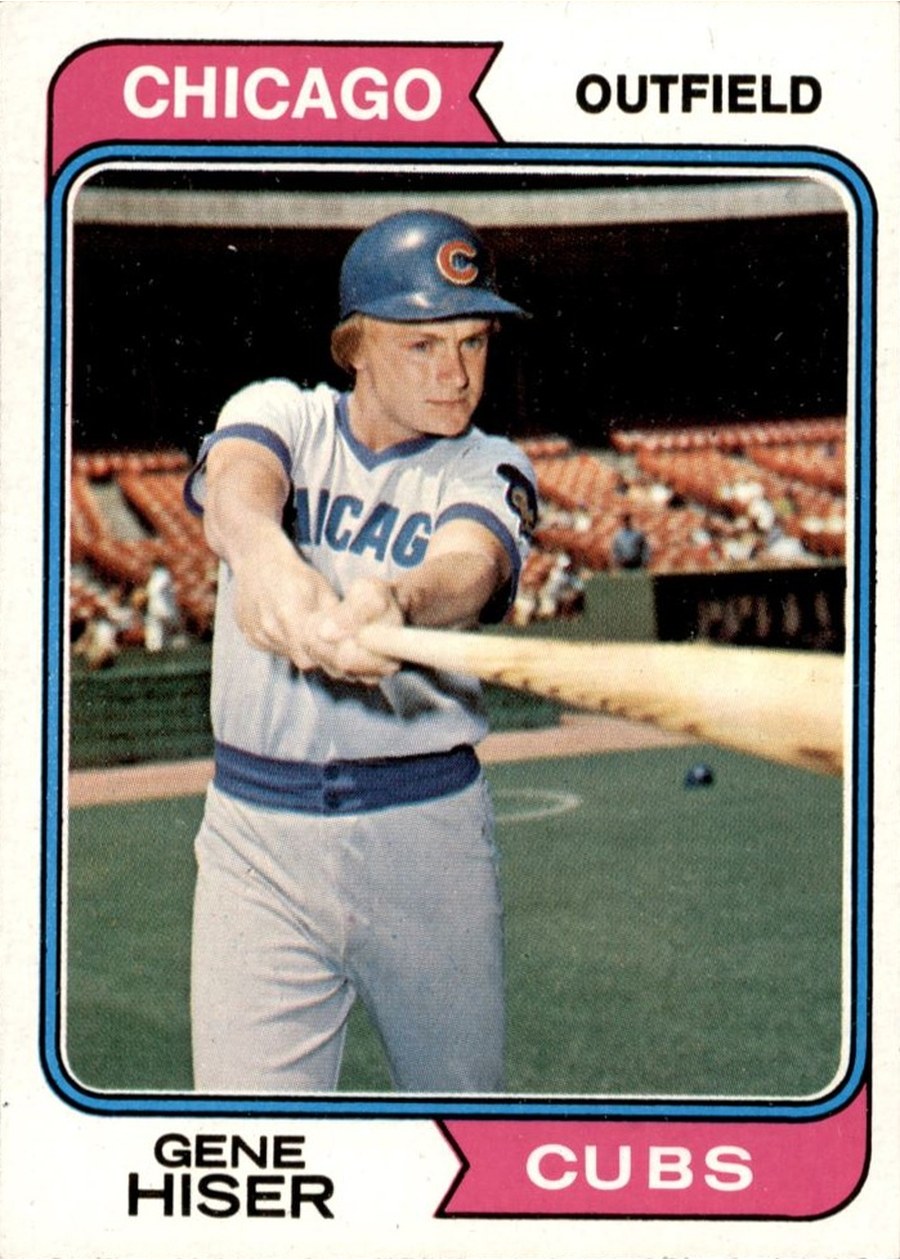 1974 Topps #452 Gene Hiser, Chicago Cubs