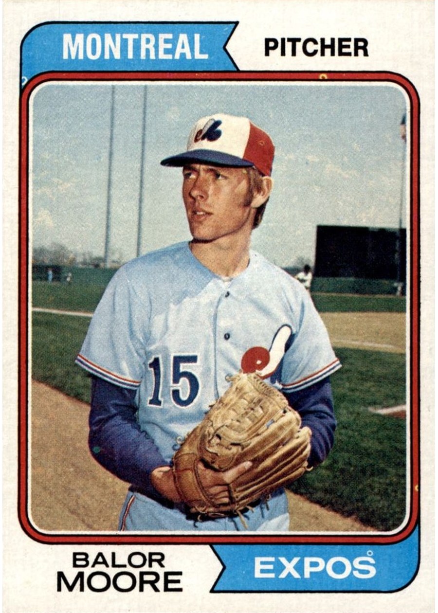 1974 Topps #453 Balor Moore, Montreal Expos