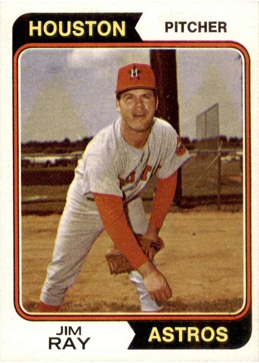 1974 Topps #458 Jim Ray, Houston Astros