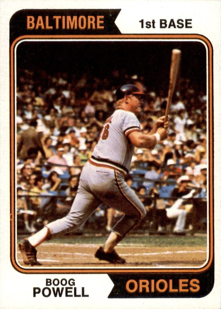 1974 Topps #460 Boog Powell, Baltimore Orioles