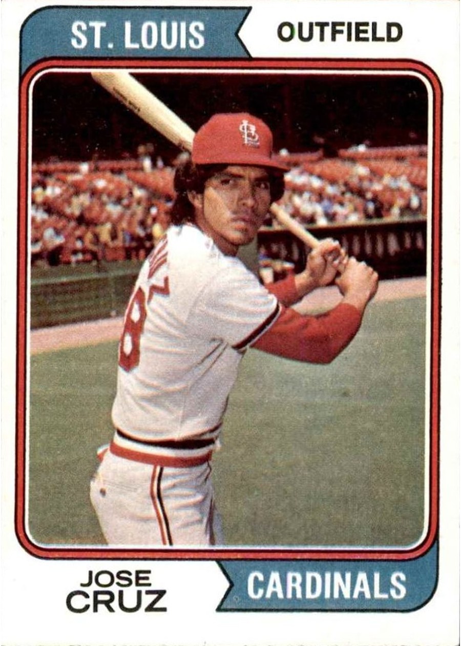 1974 Topps #464 Jose Cruz, St. Louis Cardinals