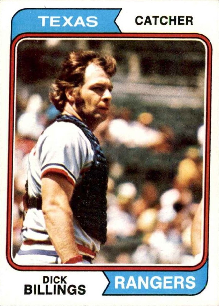 1974 Topps #466 Dick Billings, Texas Rangers