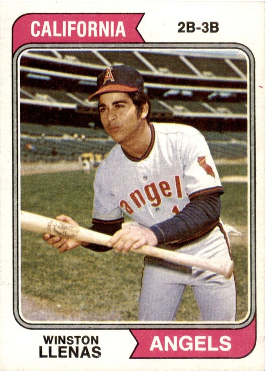1974 Topps #467 Winston Llenas, California Angels
