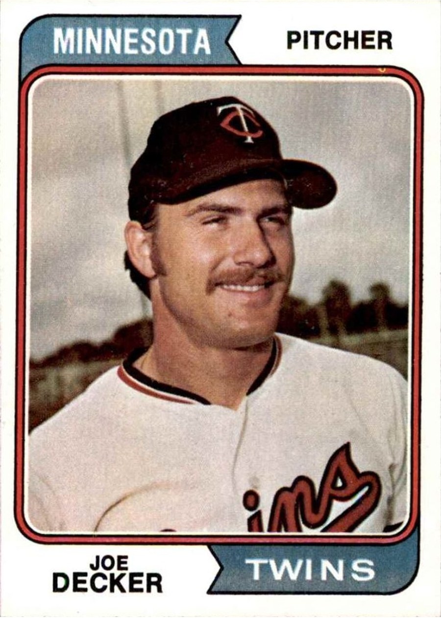 1974 Topps #469 Joe Decker, Minnesota Twins