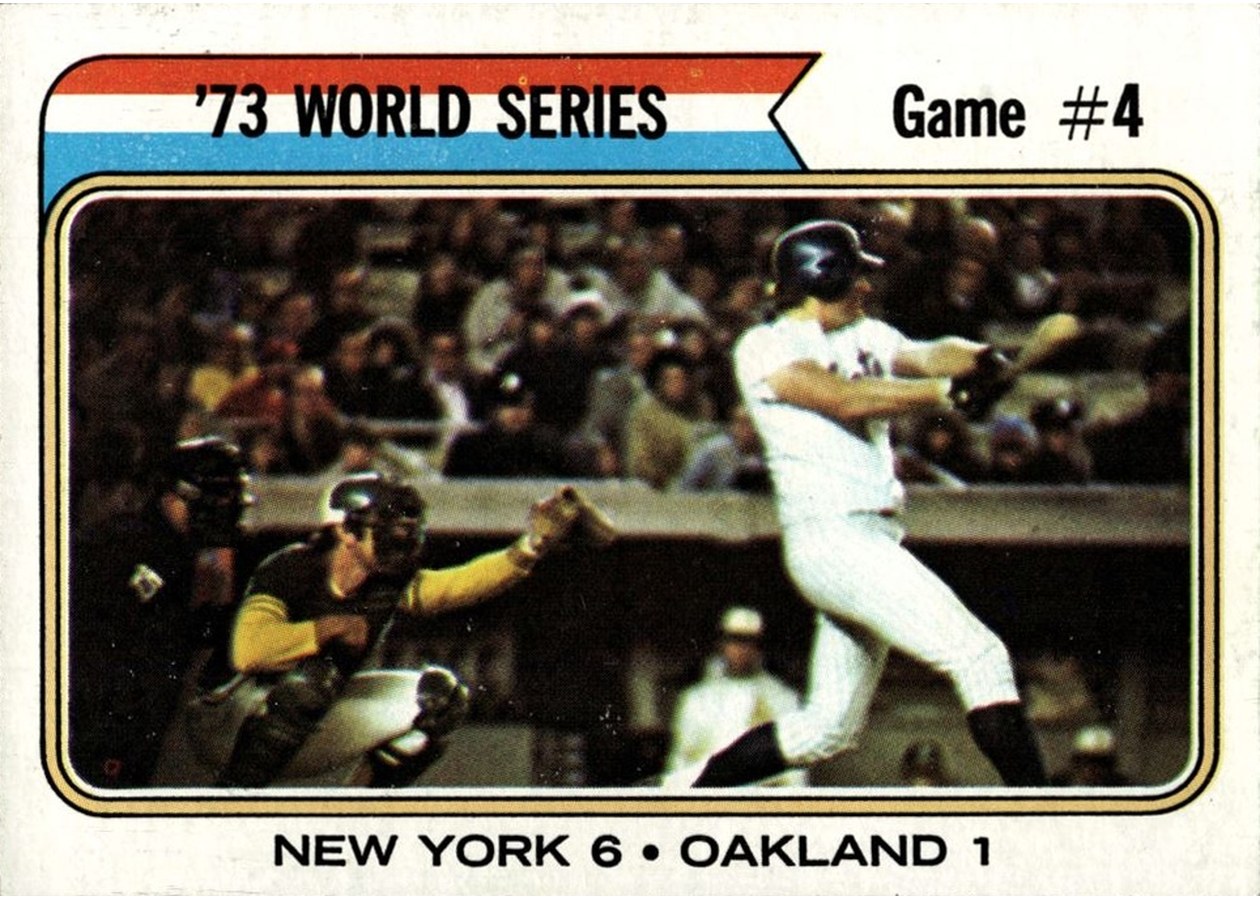 1974 Topps #475 '73 World Series Game #4, New York Mets