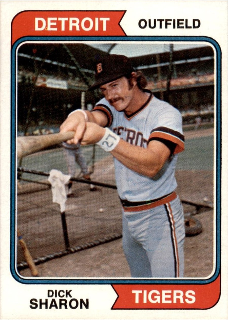 1974 Topps #48 Dick Sharon, Detroit Tigers