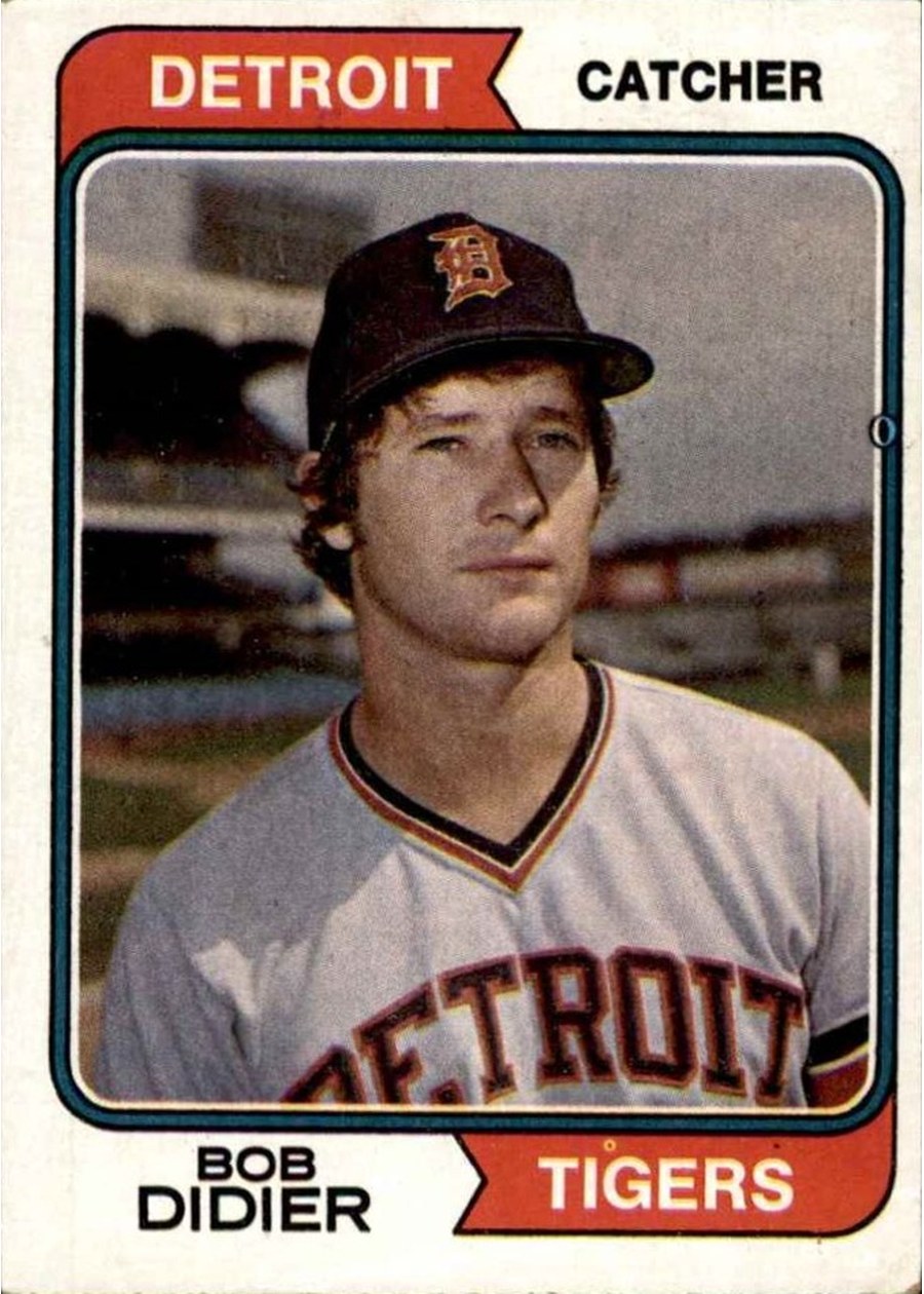 1974 Topps #482 Bob Didier, Detroit Tigers