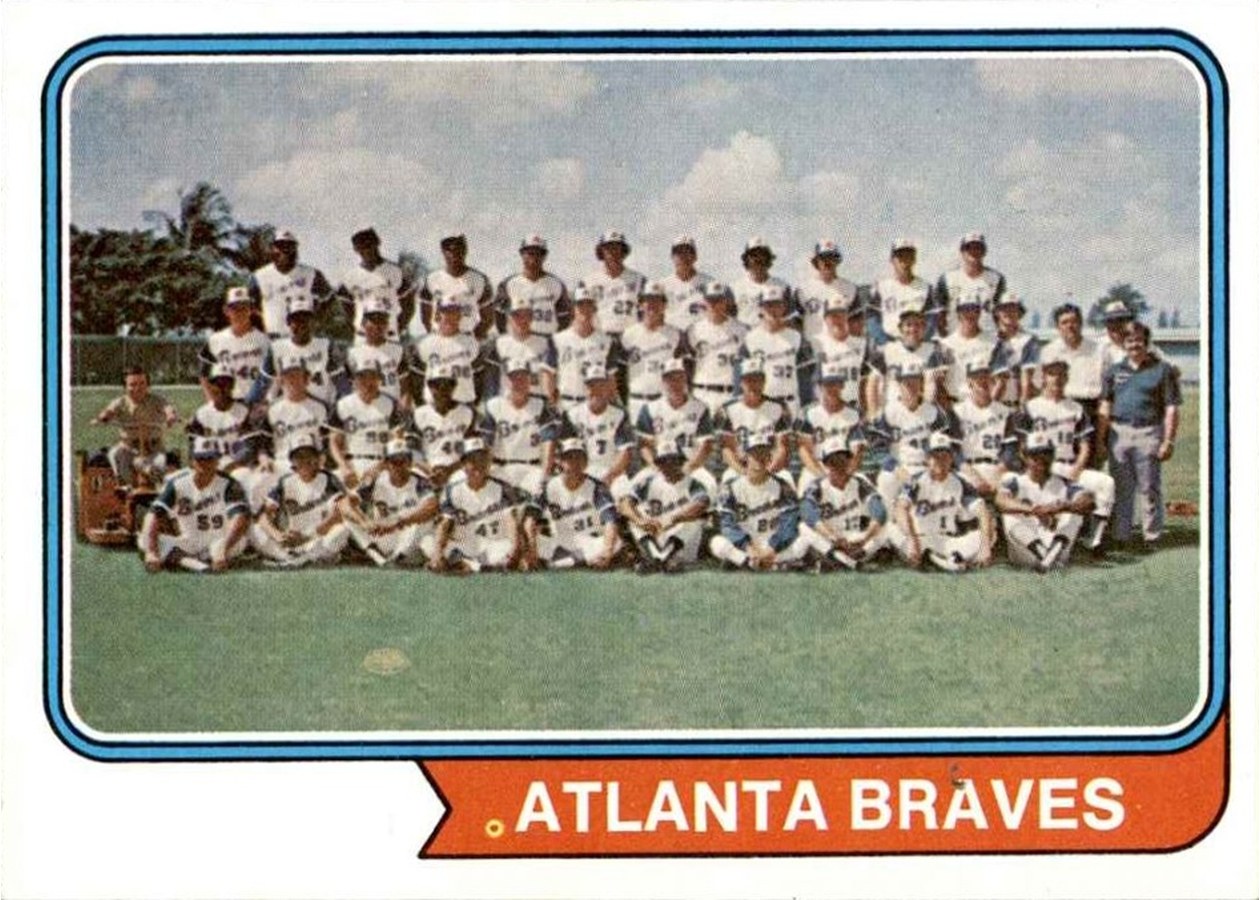 1974 Topps #483 Atlanta Braves