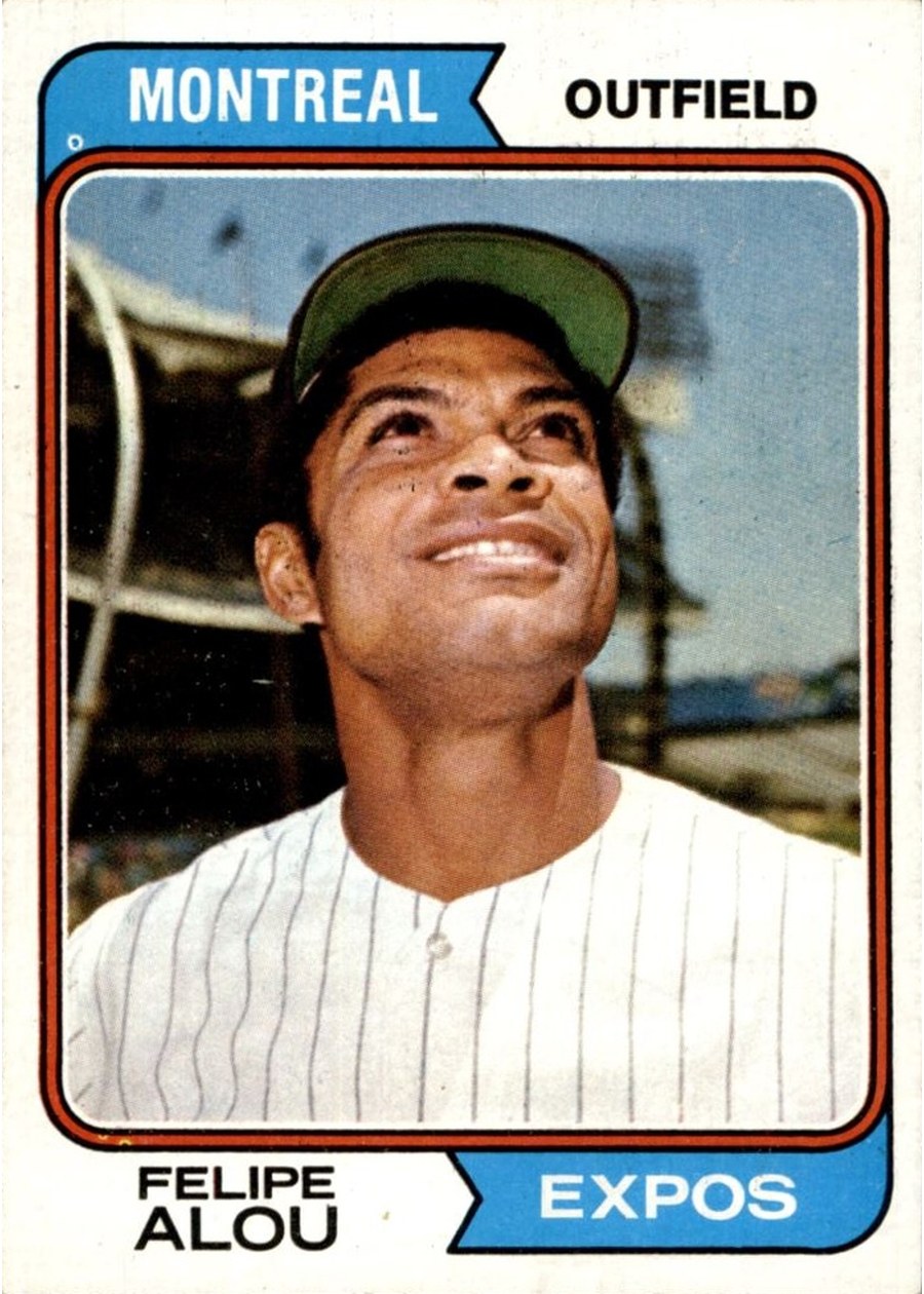 1974 Topps #485 Felipe Alou, Montreal Expos