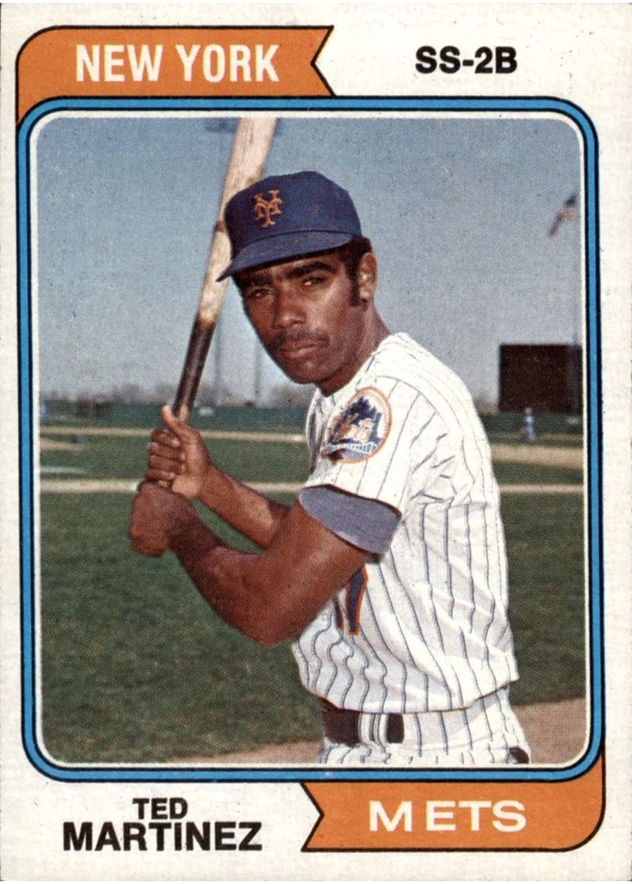1974 Topps #487 Ted Martinez, New York Mets