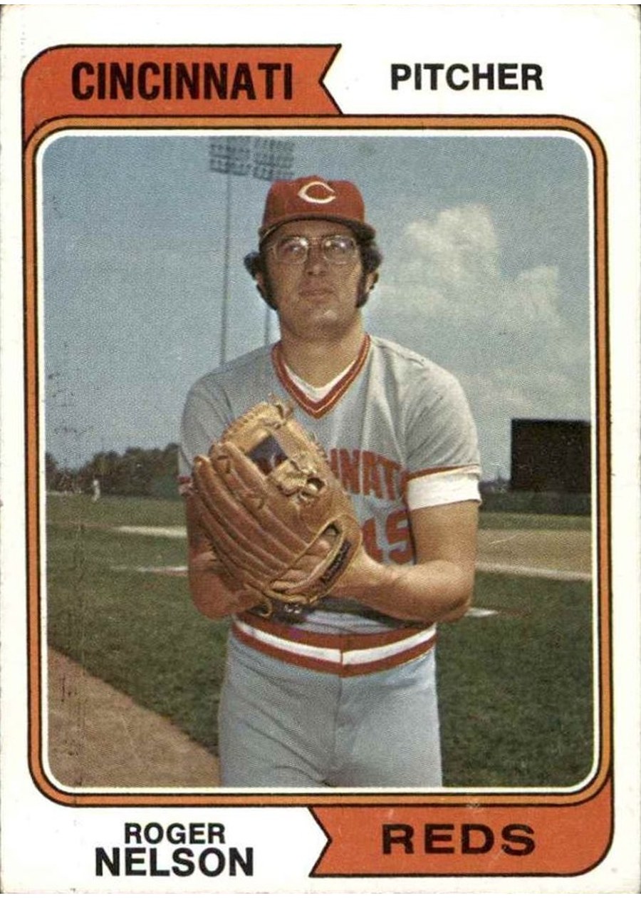 1974 Topps #491 Roger Nelson, Cincinnati Reds