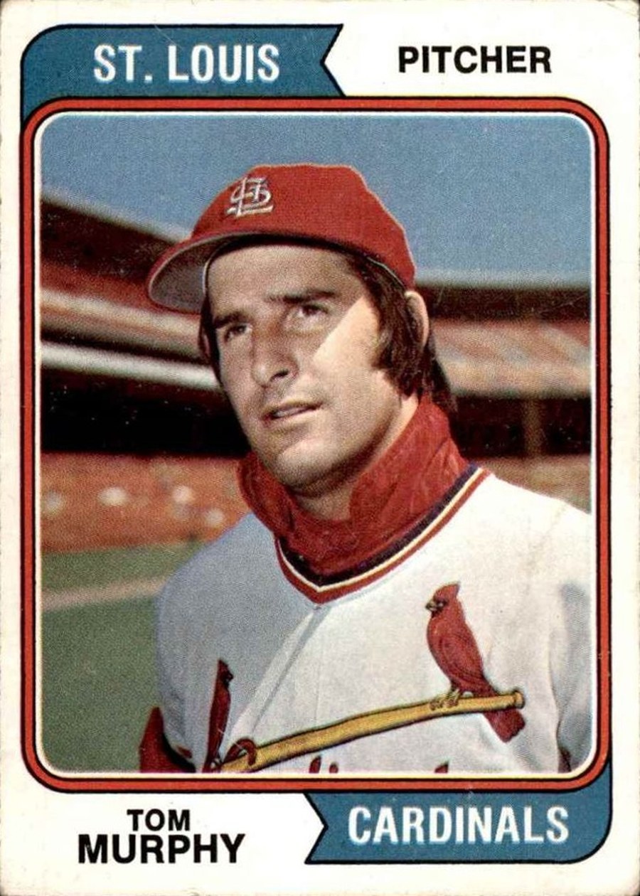 1974 Topps #496 Tom Murphy, St. Louis Cardinals