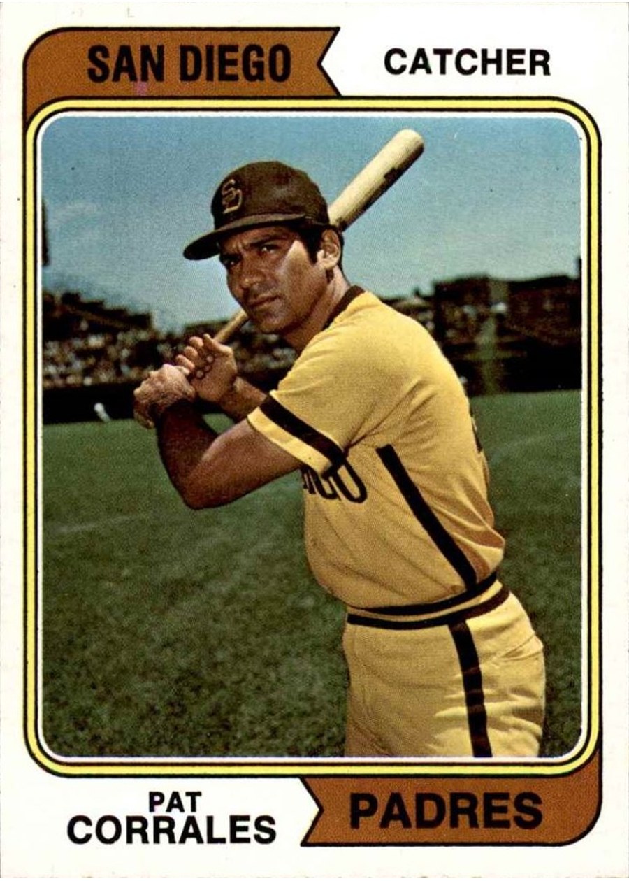 1974 Topps #498 Pat Corrales, San Diego Padres