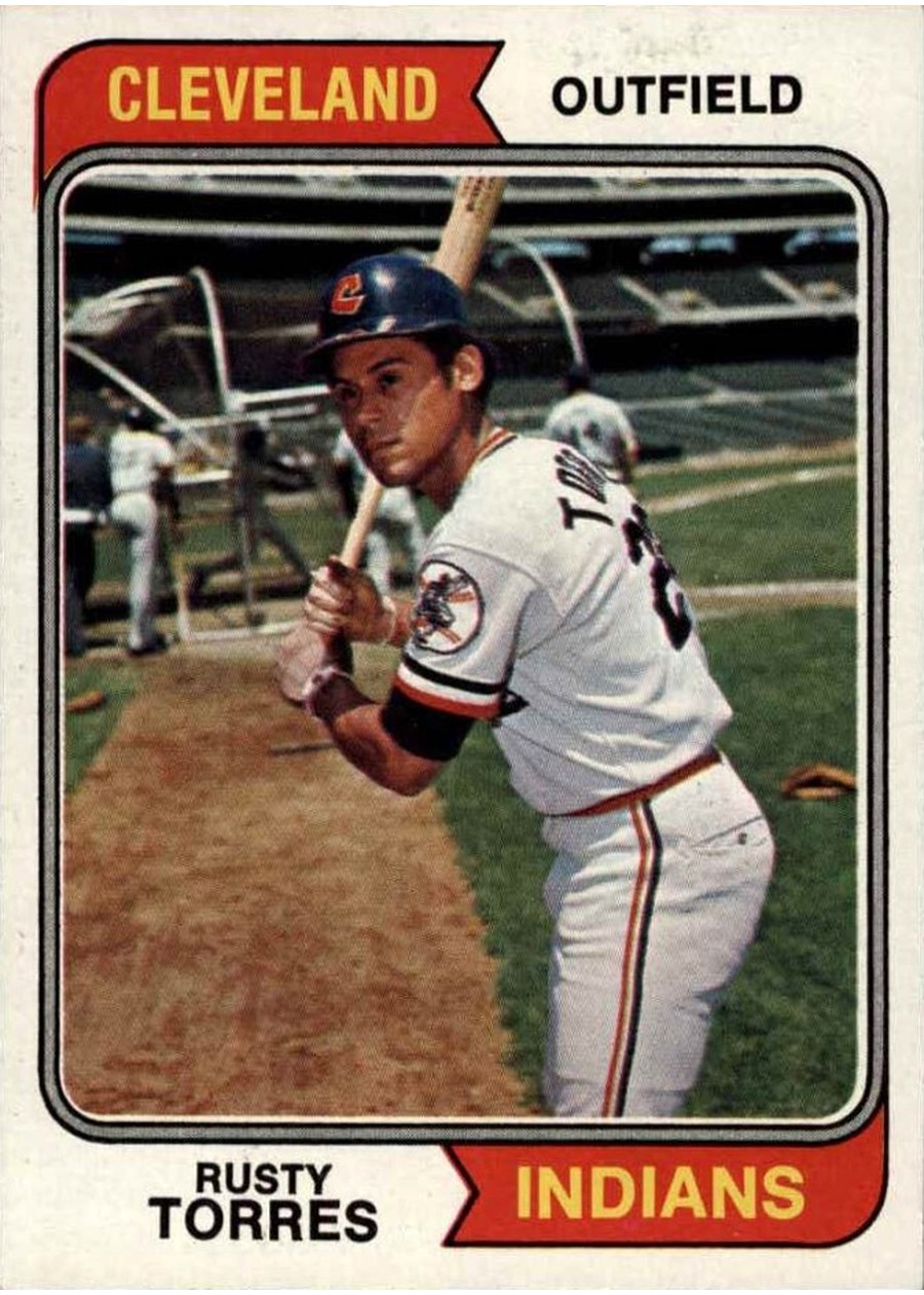 1974 Topps #499 Rusty Torres, Cleveland Indians