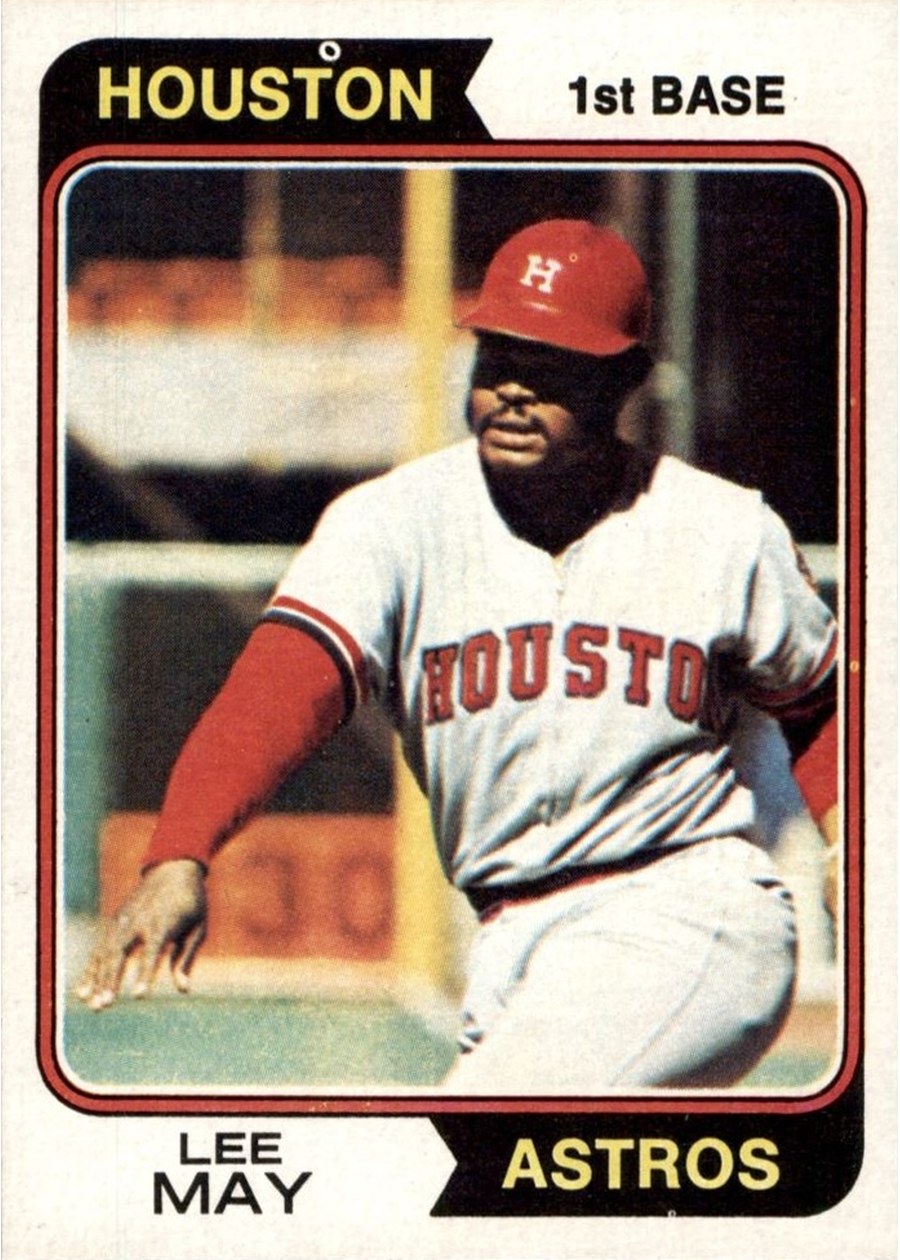 1974 Topps #500 Lee May, Houston Astros