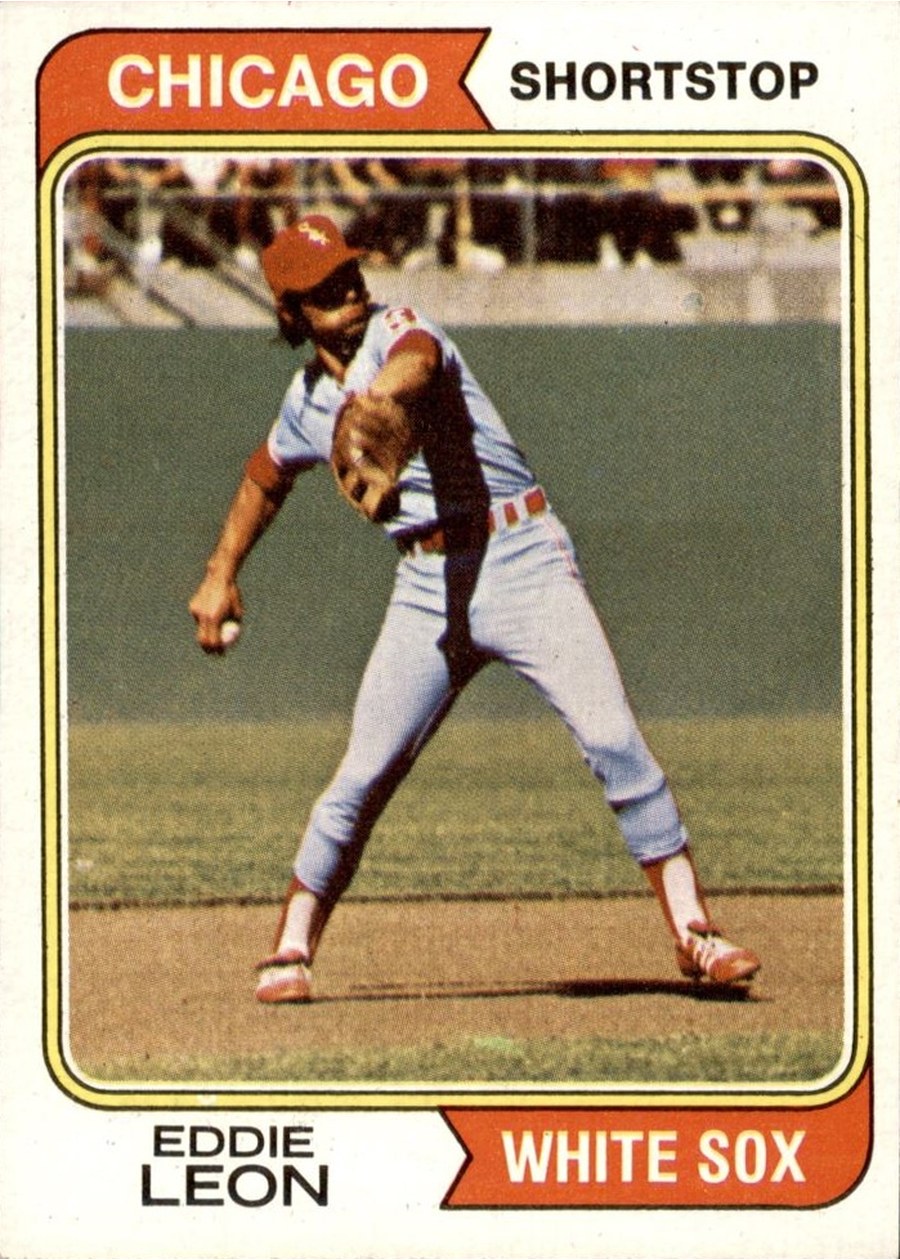 1974 Topps #501 Eddie Leon, Chicago White Sox