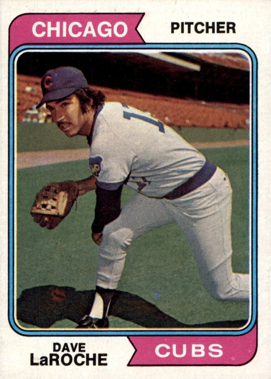 1974 Topps #502 Dave LaRoche, Chicago Cubs