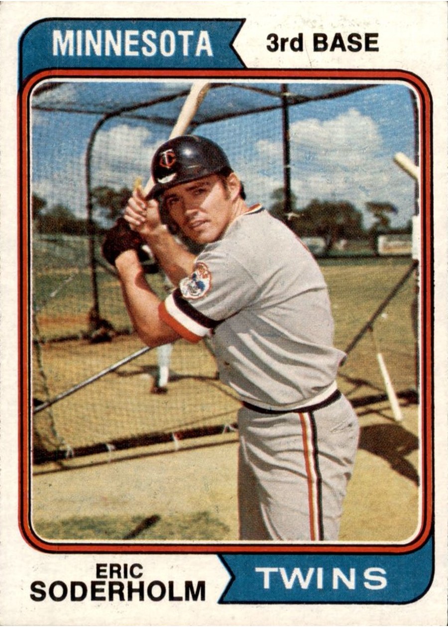 1974 Topps #503 Eric Soderholm, Minnesota Twins