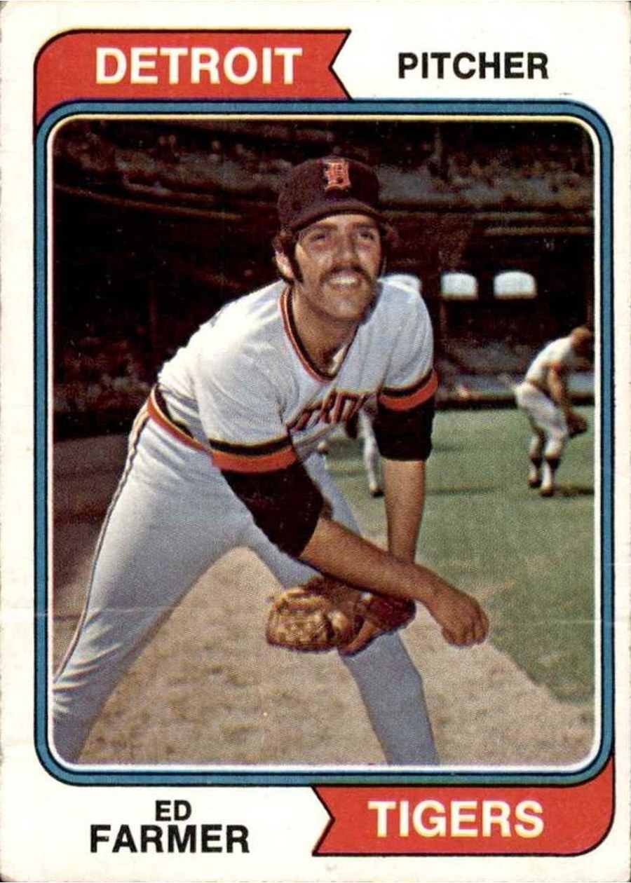 1974 Topps #506 Ed Farmer, Detroit Tigers