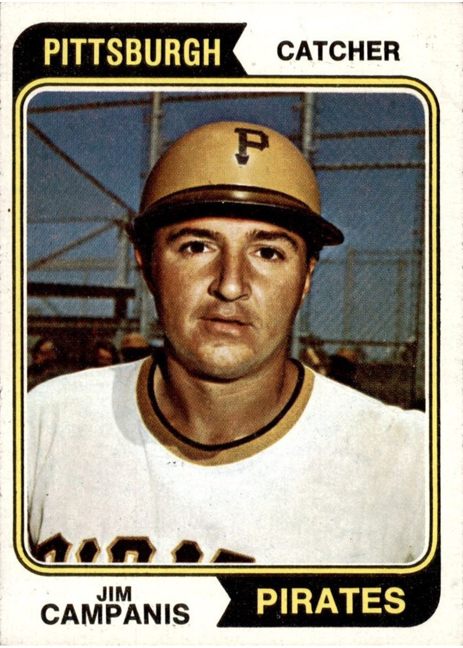 1974 Topps #513 Jim Campanis, Pittsburgh Pirates
