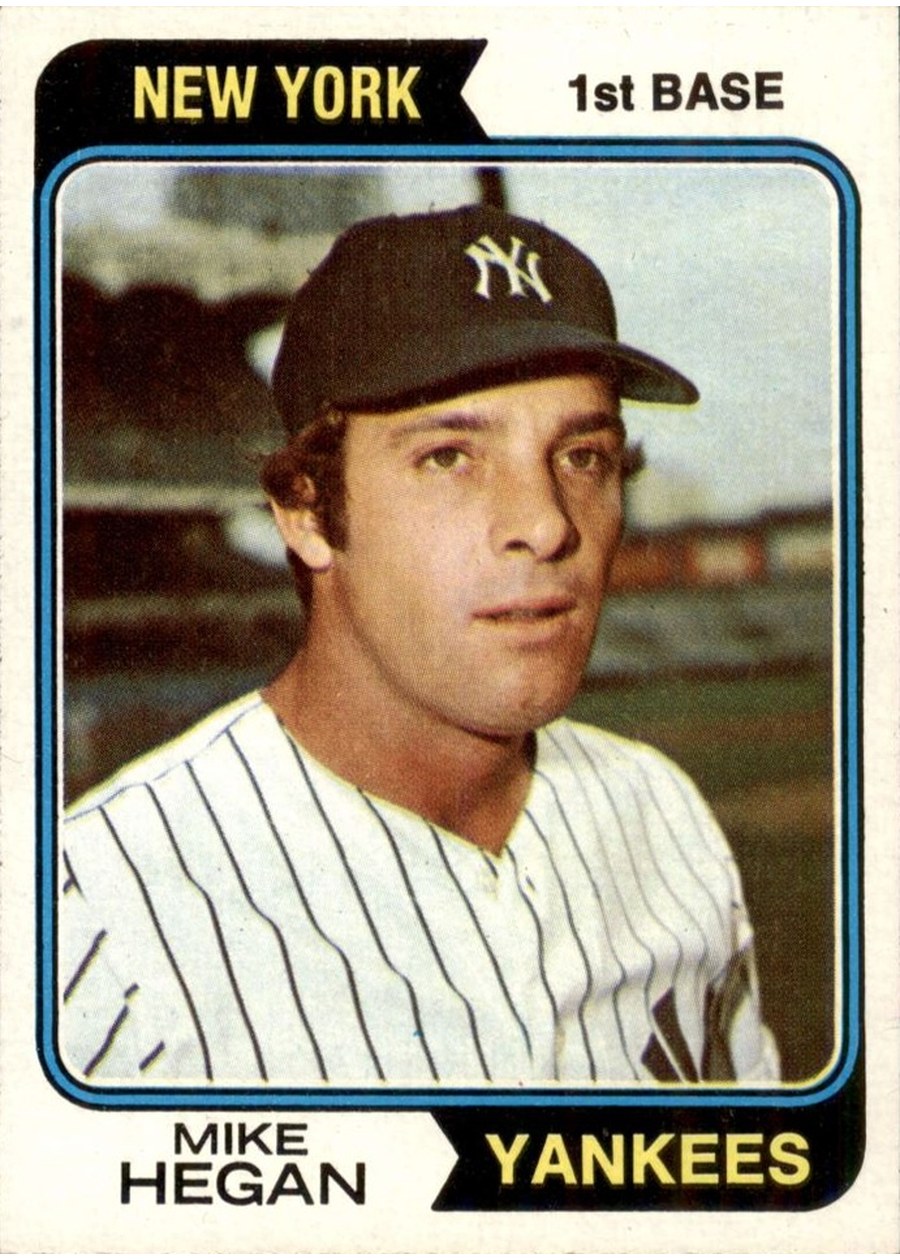 1974 Topps #517 Mike Hegan, New York Yankees