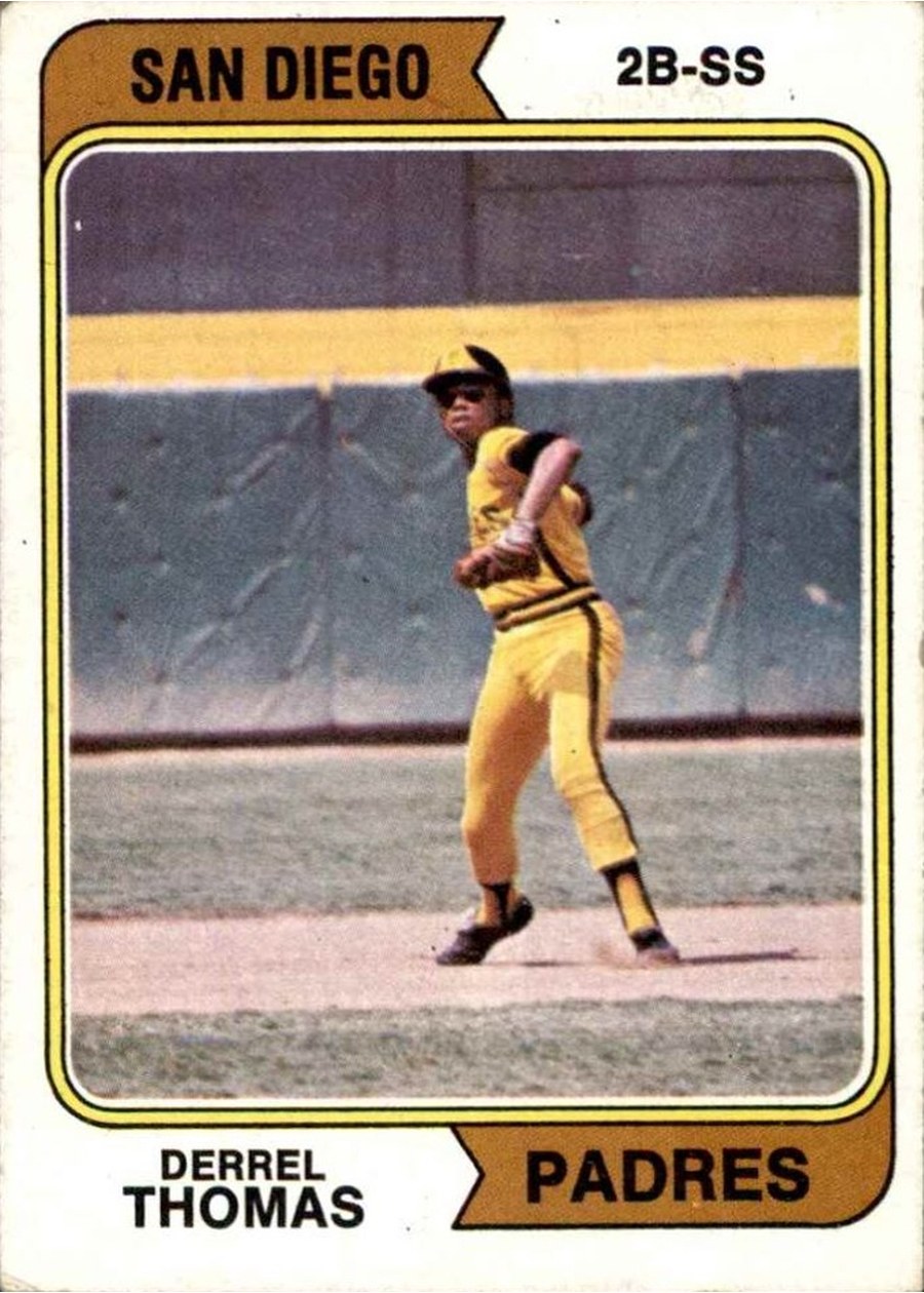 1974 Topps #518 Derrel Thomas, San Diego Padres