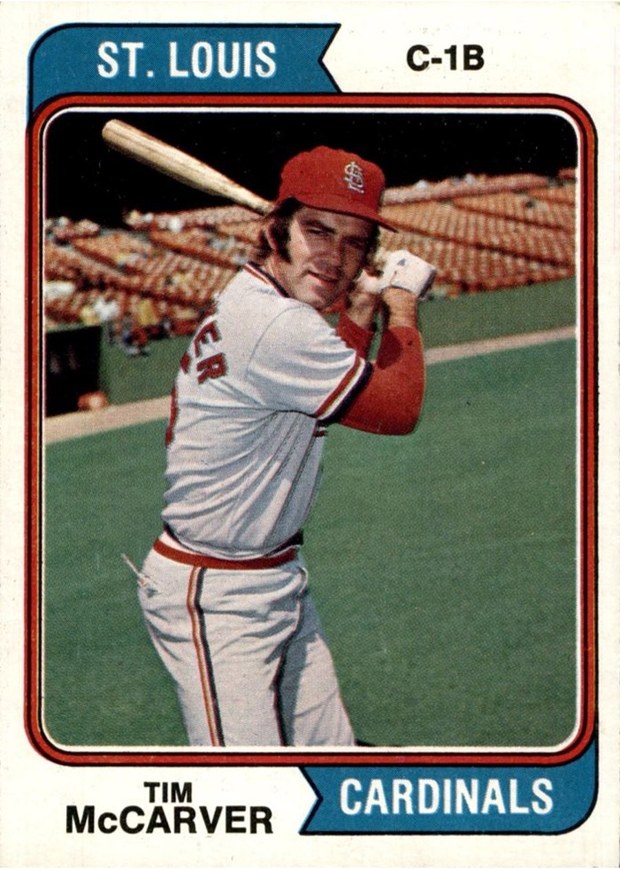 1974 Topps #520 Tim McCarver, St. Louis Cardinals