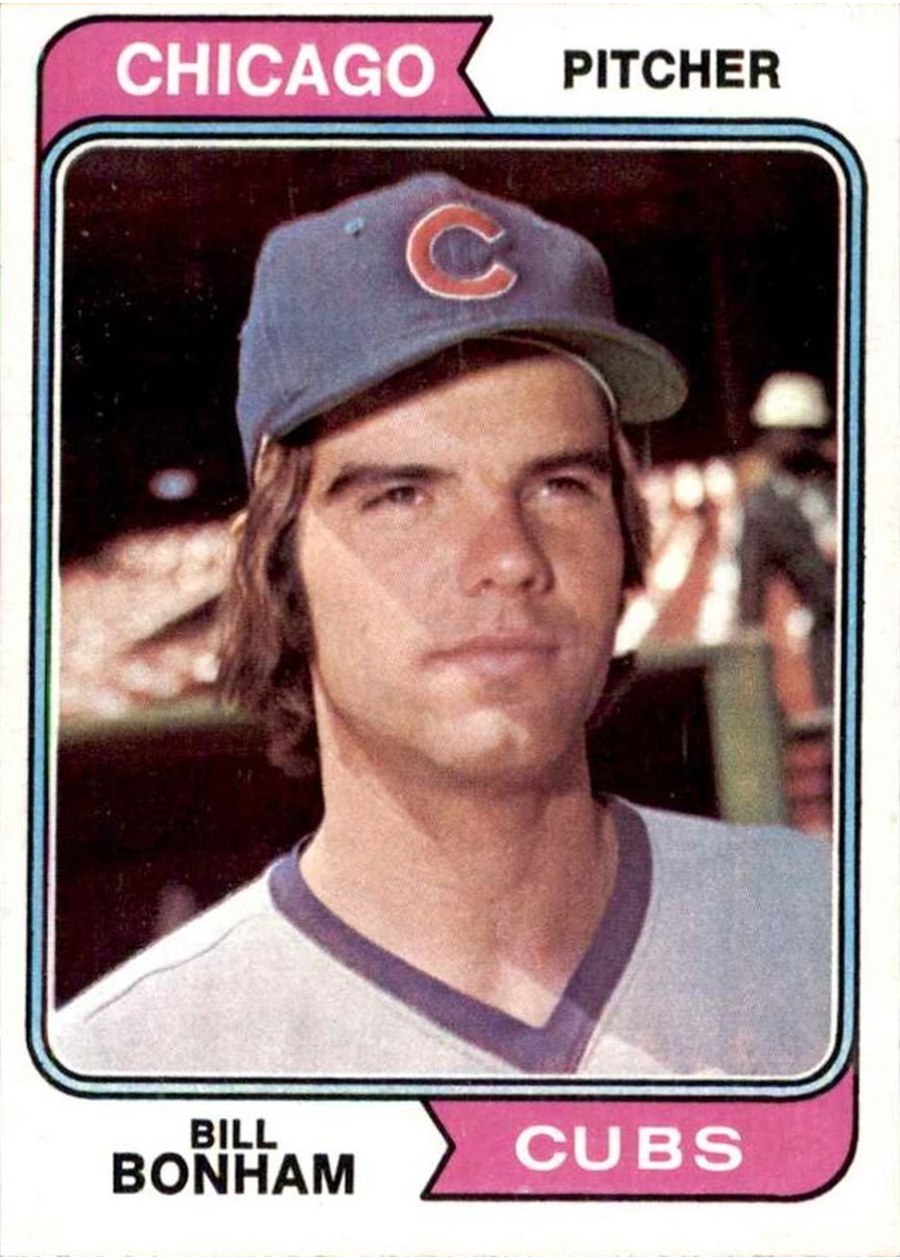 1974 Topps #528 Bill Bonham, Chicago Cubs