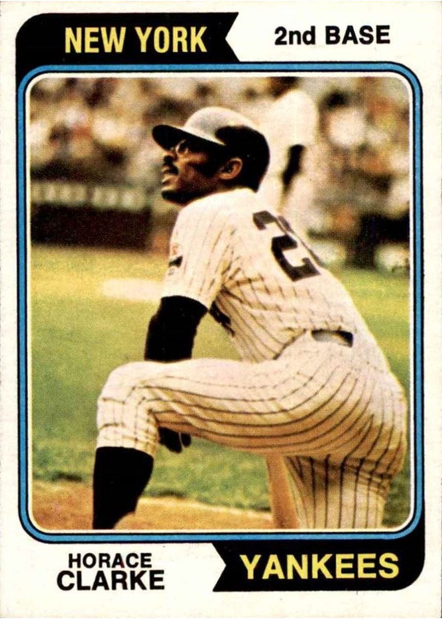 1974 Topps #529 Horace Clarke, New York Yankees