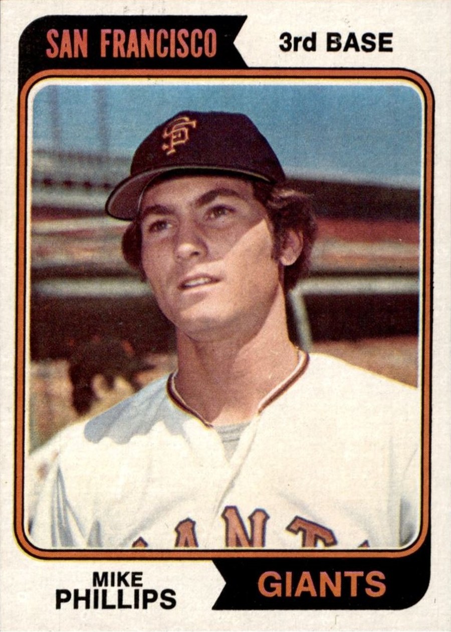 1974 Topps #533 Mike Phillips, San Francisco Giants