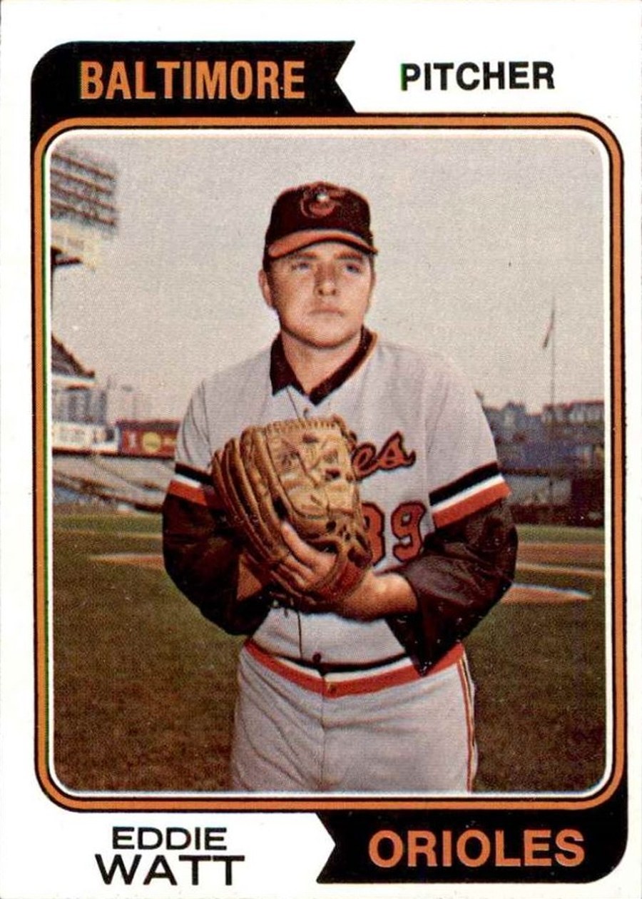 1974 Topps #534 Eddie Watt, Baltimore Orioles