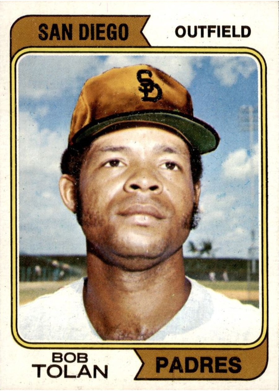 1974 Topps #535 Bob Tolan, San Diego Padres