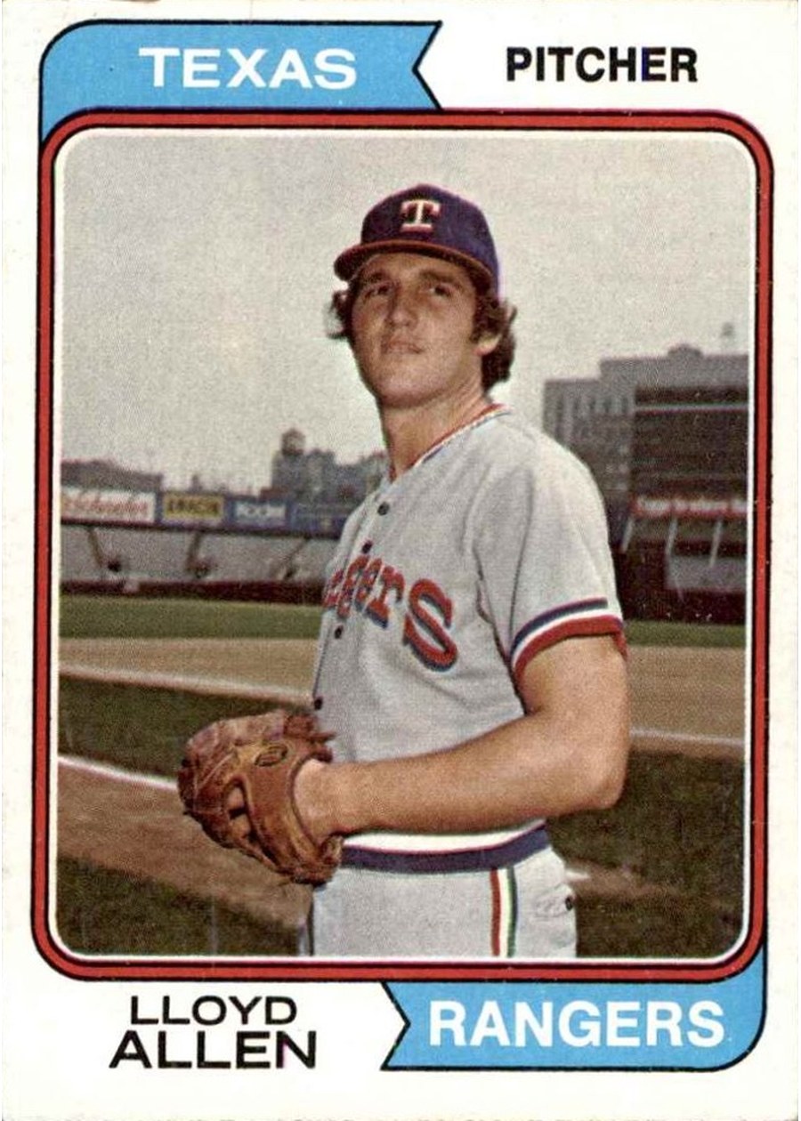 1974 Topps #539 Lloyd Allen, Texas Rangers