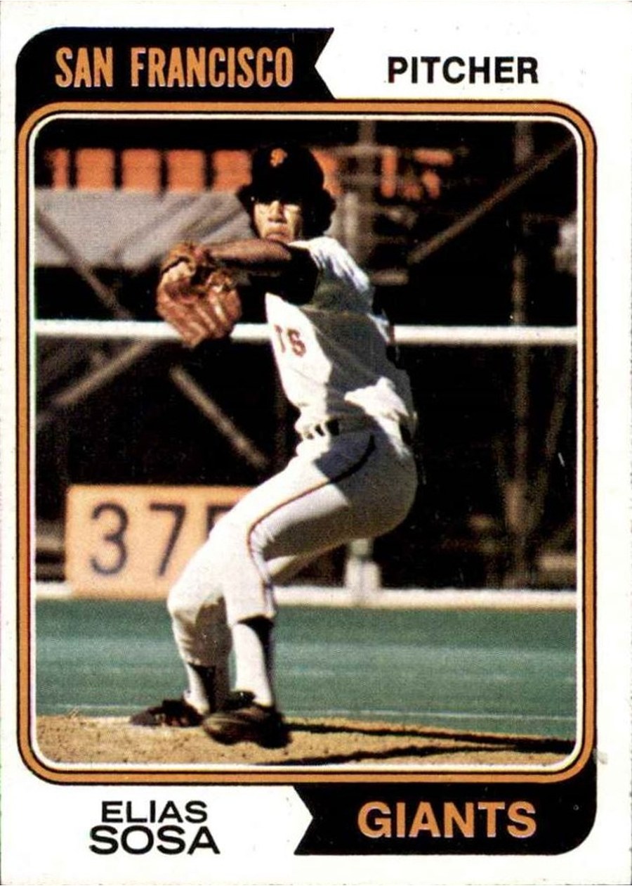 1974 Topps #54 Elias Sosa, San Francisco Giants
