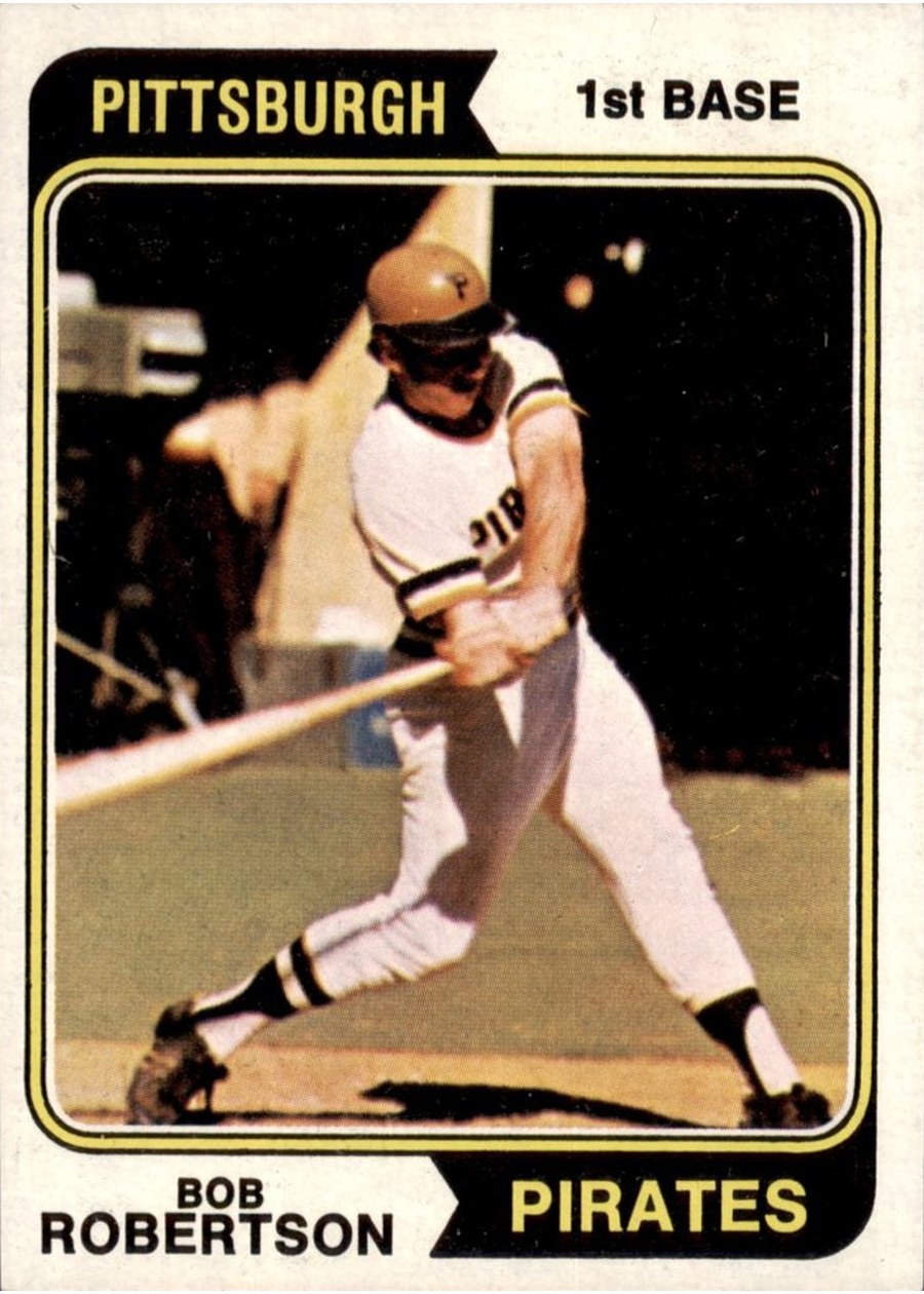 1974 Topps #540 Bob Robertson, Pittsburgh Pirates