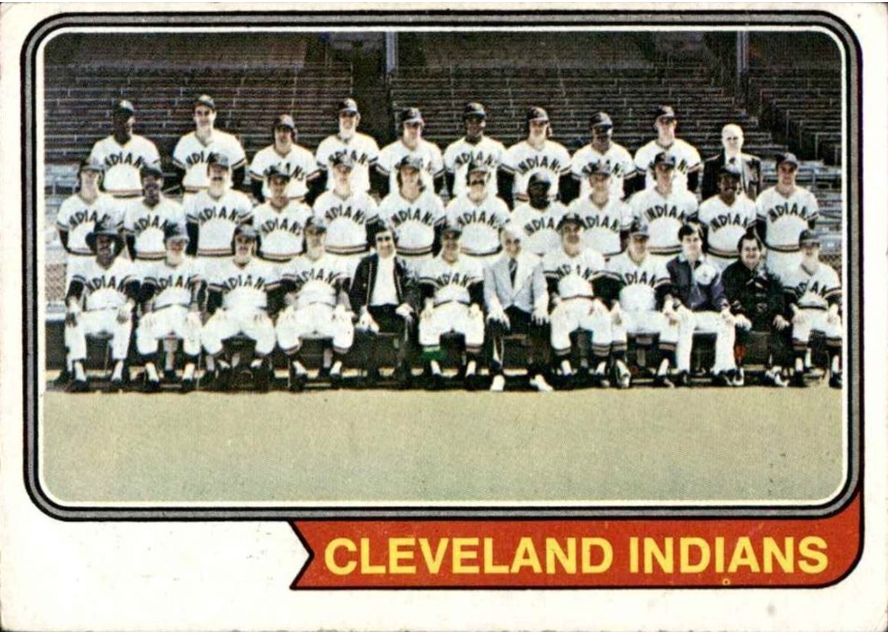 1974 Topps #541 Cleveland Indians