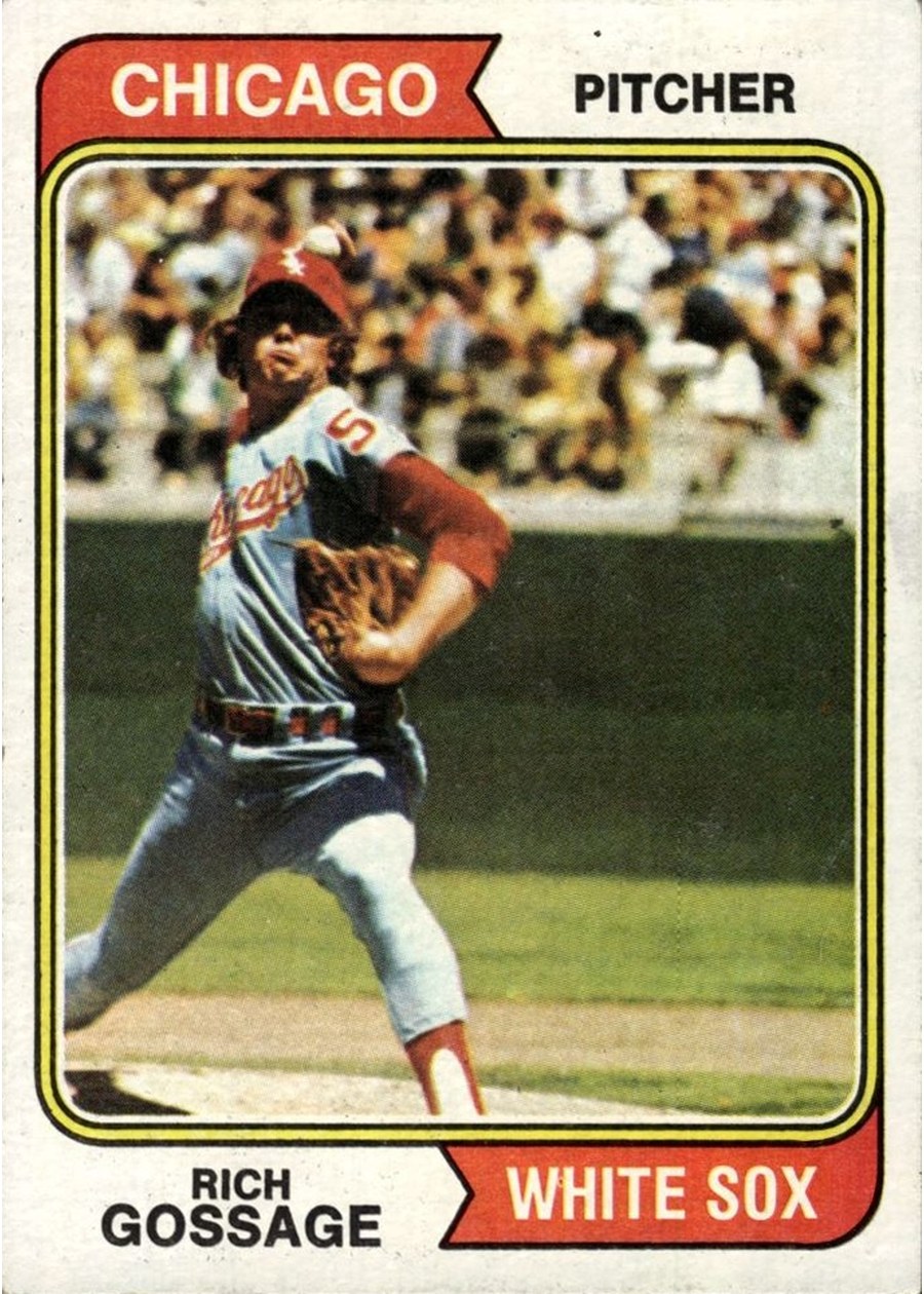1974 Topps #542 Rich Gossage, Chicago White Sox